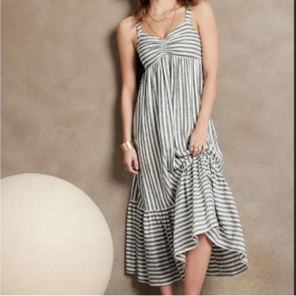 Banana Republic Linen Rayon Summer Maxi